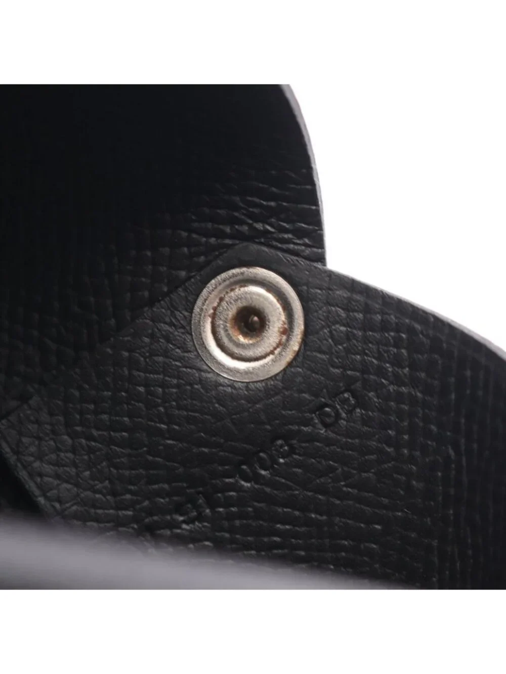 Hermes Coin Case Calvi Black Leather